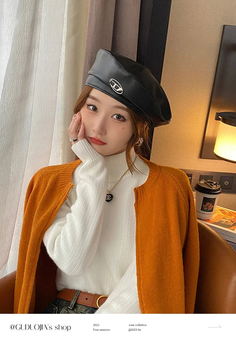 Suéter Mujer Térmico Forro Terciopelo - Jersey Cuello Alto Invierno