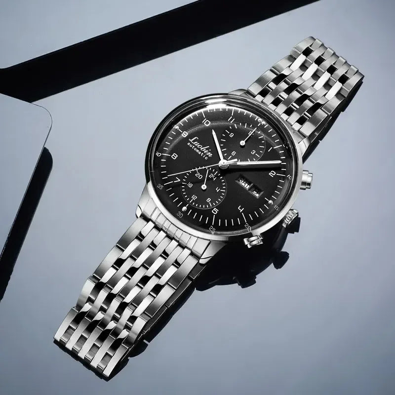 Reloj Mecánico Automático Business 2023 - Acero Inoxidable Luminoso Diseñador