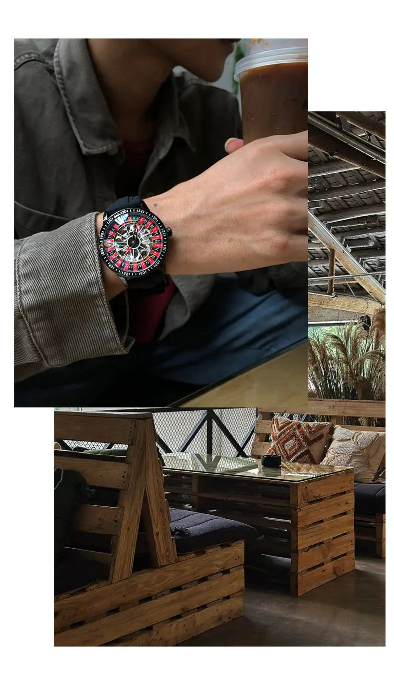 Reloj Hombre Mecánico Automático Luxury - Reloj Pulsera Impermeable Luminoso