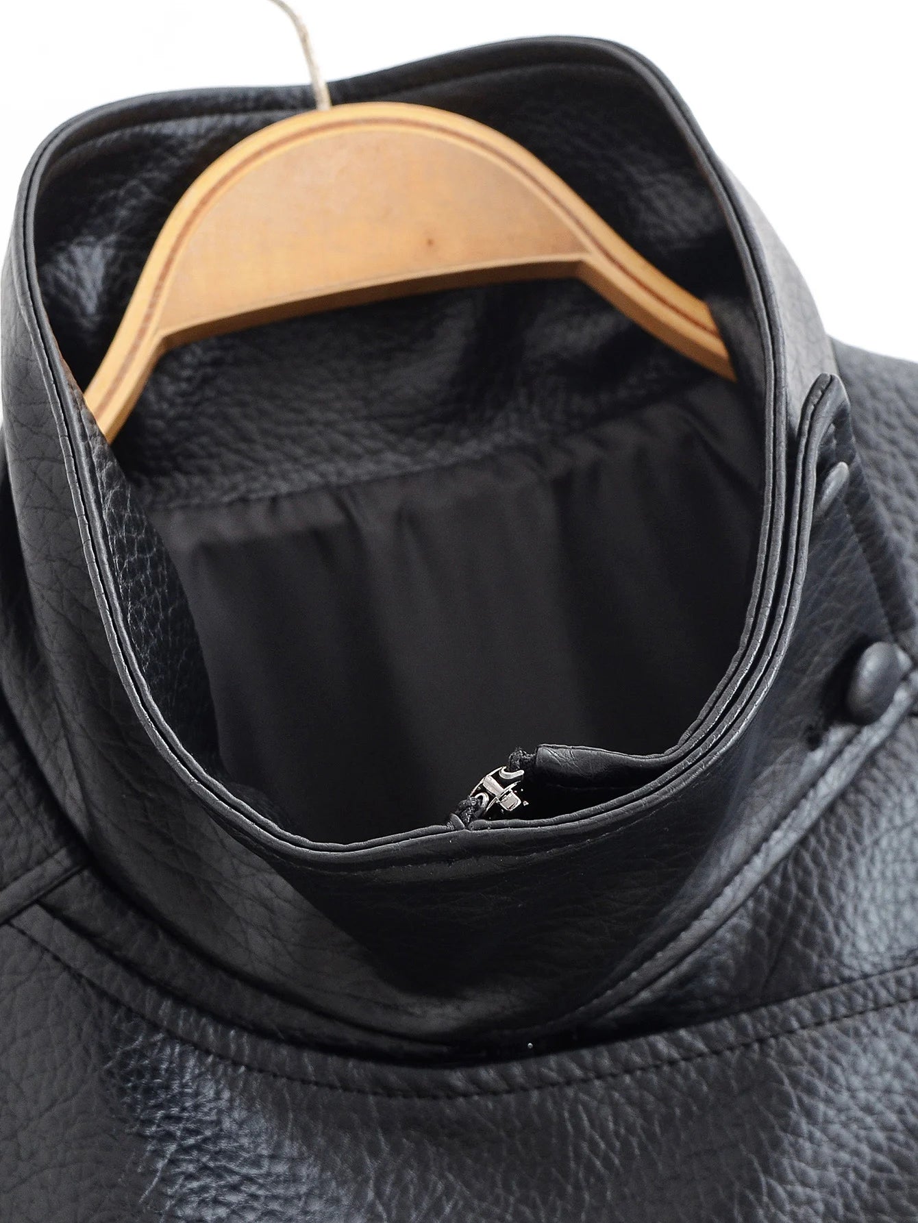 Chaqueta Cuero Mujer Otoño - Chaqueta PU Cremallera Streetwear