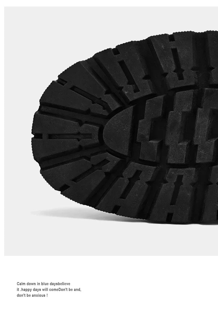 Botas Hombre 2024 Cuero Altas - Casual Fashion Retro All-Match Trabajo Desert