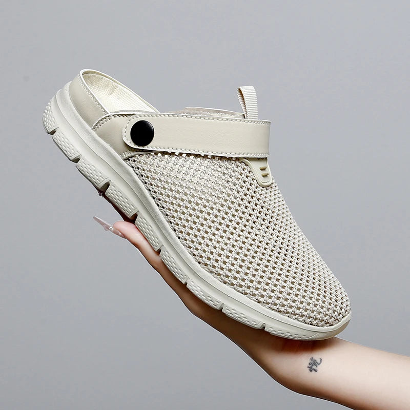 Sandalias Playa Mujer Transpirables - Zuecos Jardín Aqua Trekking Talla Grande