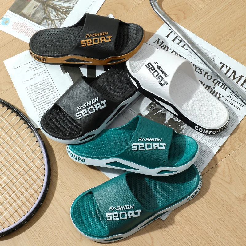 Chanclas Hombre Baño Verano - Antideslizantes Trendy Interior Exterior Casa