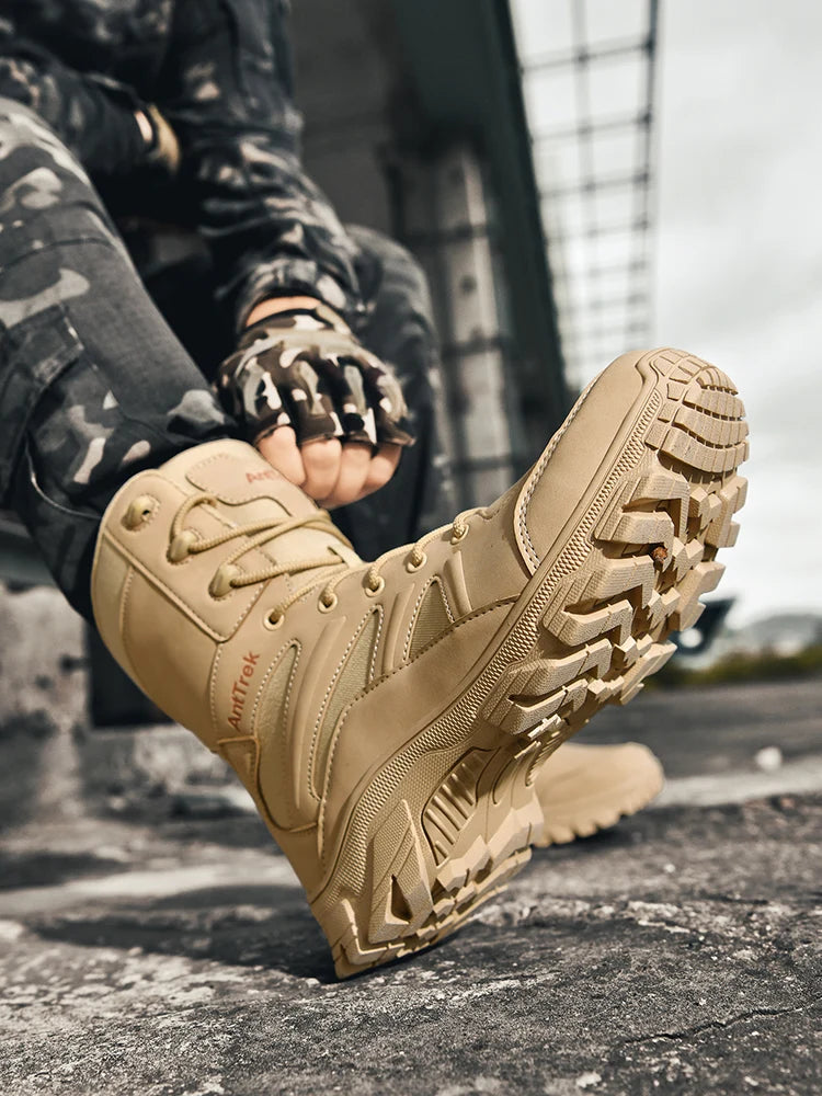 Botas Hiking Hombre High-Top Outdoor - Senderismo Cálidas Cómodas Casual Invierno