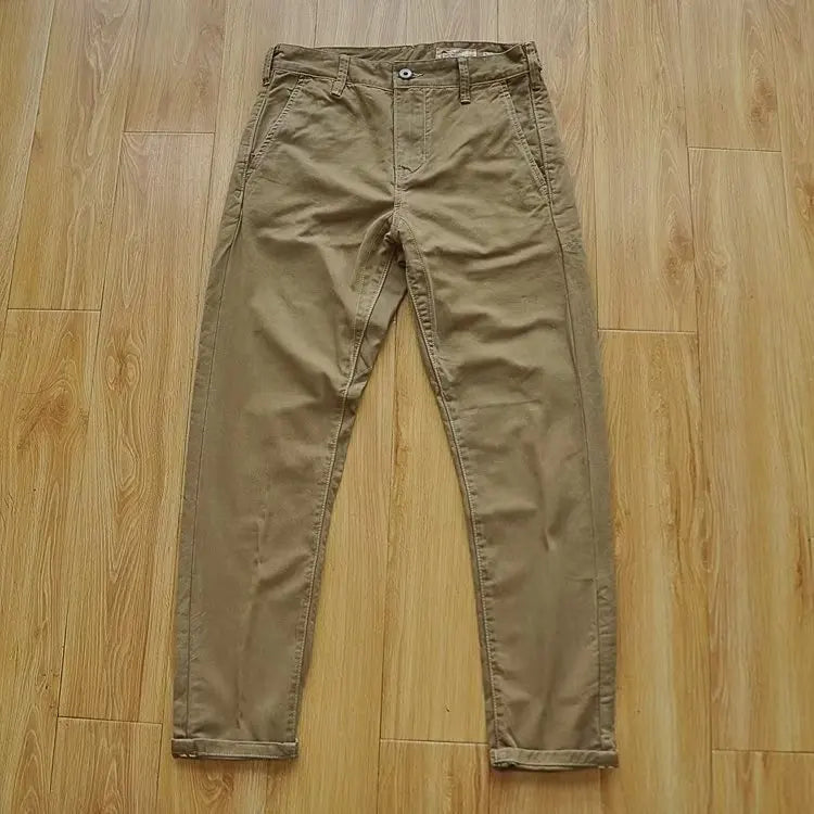 Pantalones Cargo Hombre Americano Retro - Workwear Resistentes Rectos
