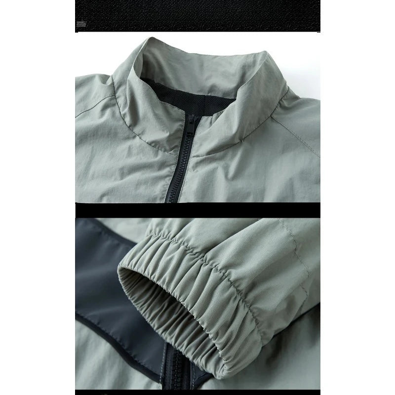 Chaqueta Bomber Vintage Hombre - Jacket Reflectante Capucha Verde