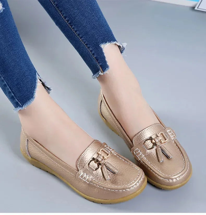 Zapatos Slip-On Mujer Ballet Flats - Moccasins Casual Planos Cómodos