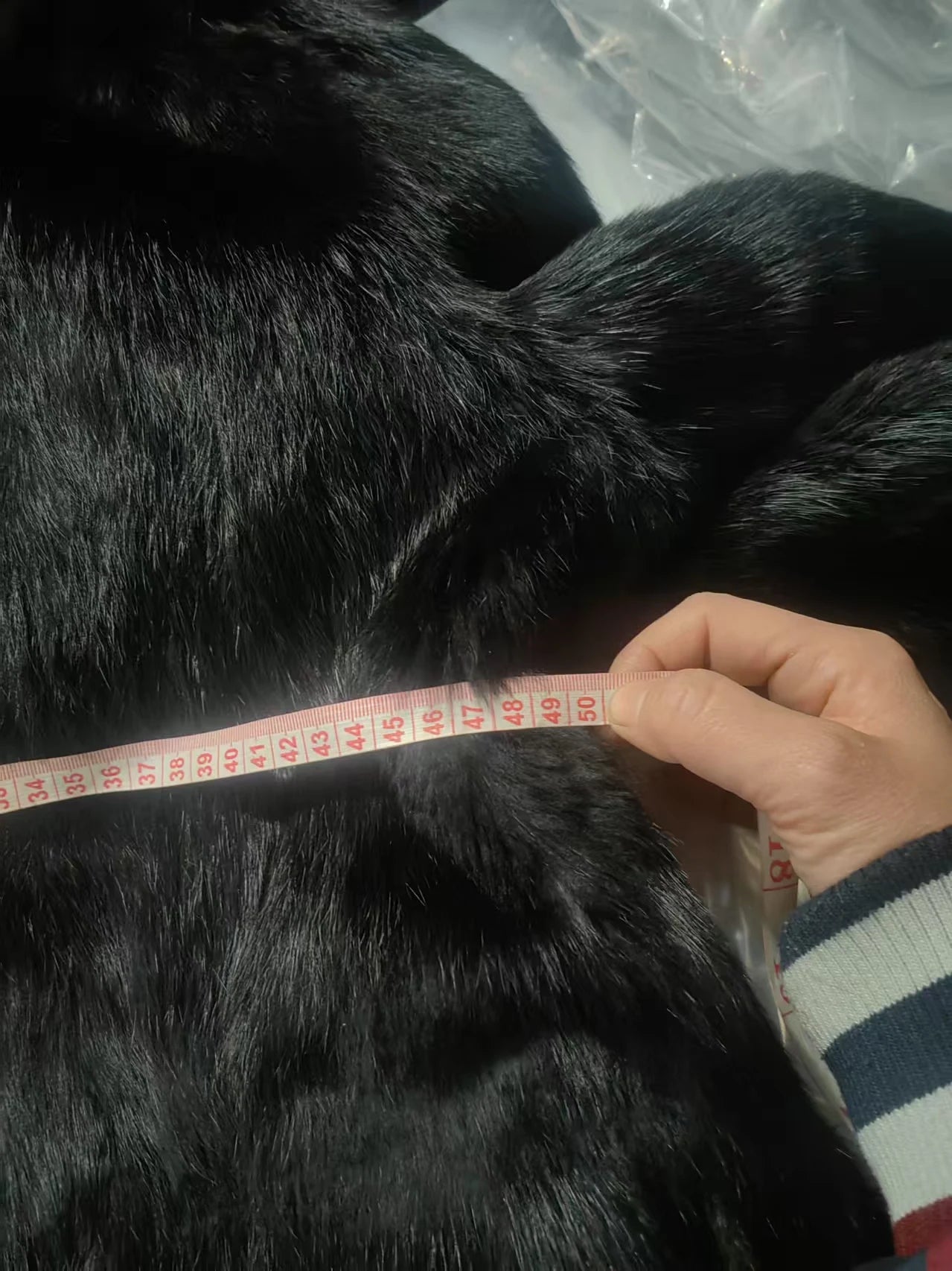 Abrigo Piel Conejo Rex Mujer - Abrigo Largo Cuello Zorro Fashion Invierno