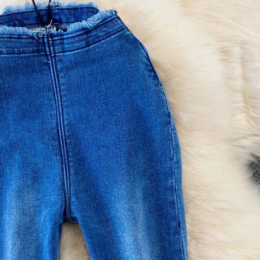 Jeans Acampanados Mujer Cintura Alta - Pantalón Coreano Otoño 2025