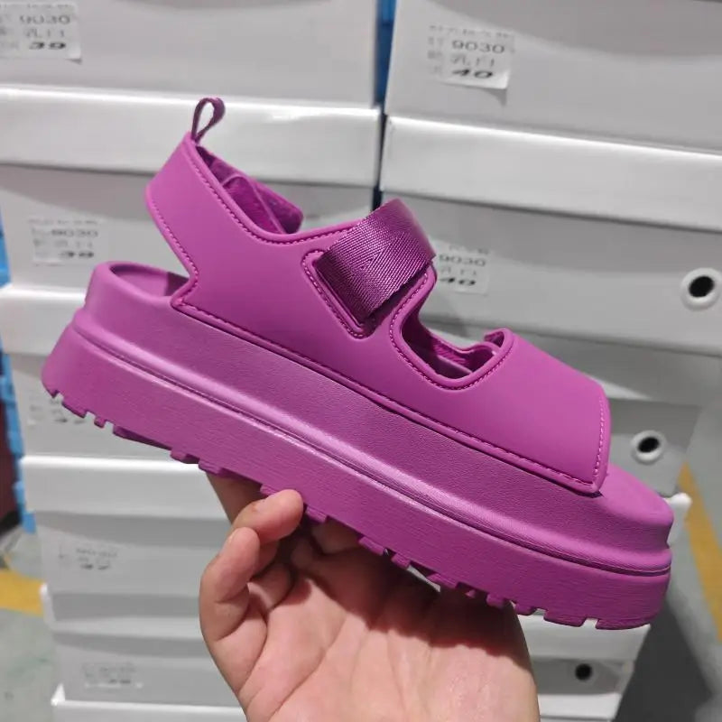 Sandalias Casual Mujer 2025 - Zapatos Plataforma Playa Outdoor Alta Calidad