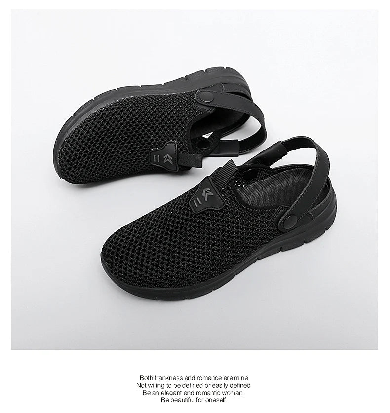 Sandalias Playa Mujer Transpirables - Zuecos Jardín Aqua Trekking Talla Grande