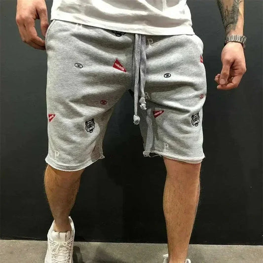 Shorts Cargo Hombre Casuales - Bermudas Bordadas Ajuste Relajado Algodón