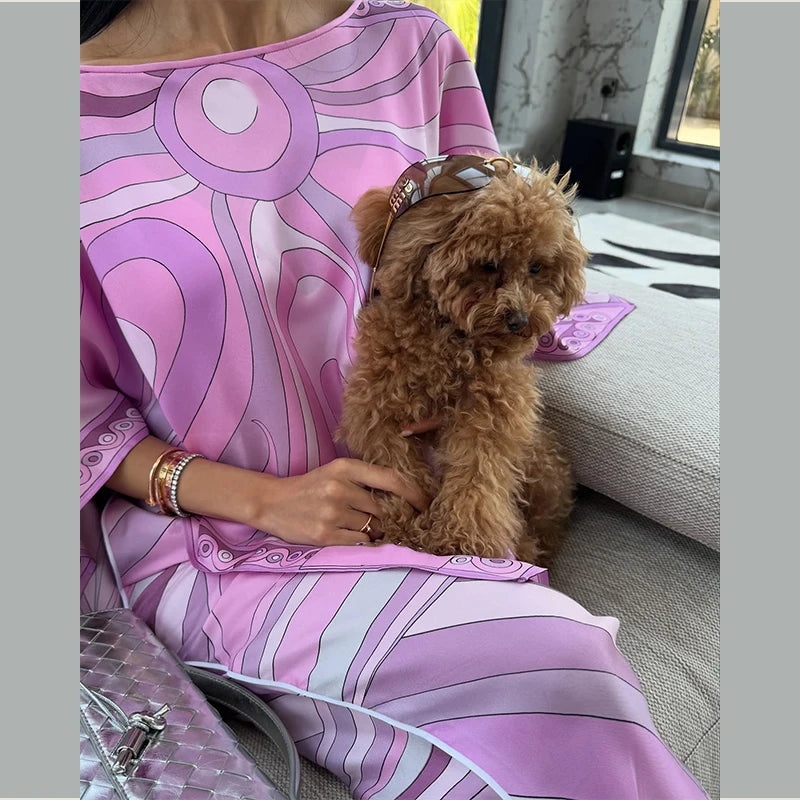 Conjunto Mujer Bohemia - Camisa Falda Larga Vintage Irregular