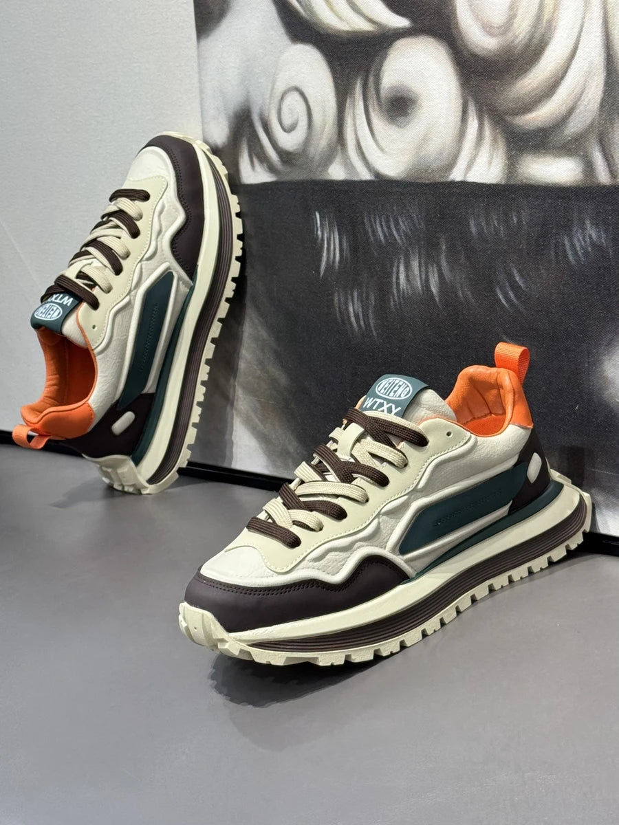 Sneakers Hombre Platform Deportivos - Sport Leisure Casual Antideslizantes Fashion Resistentes Loafers