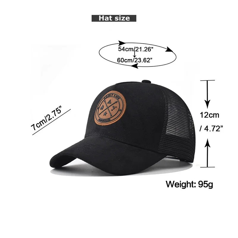 Gorra Baseball Mesh Enjoy Life - Snapback Transpirable Hip Hop