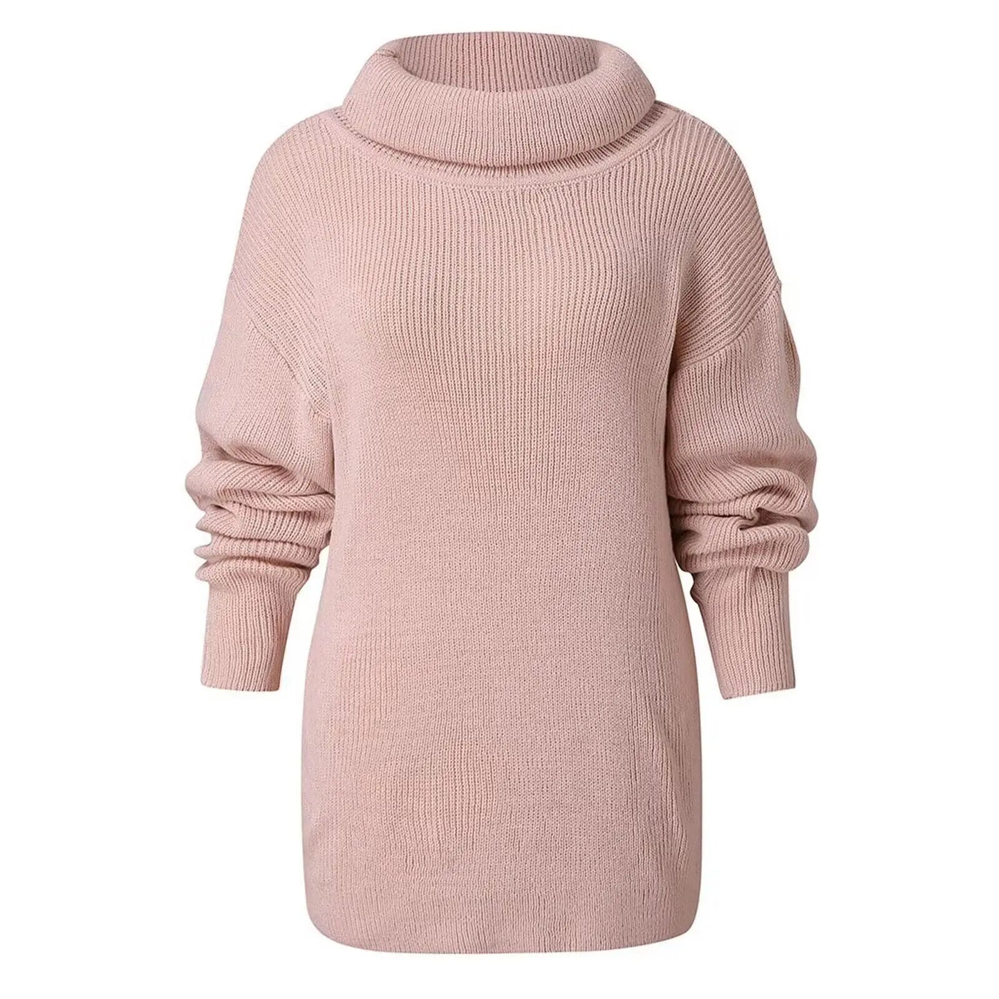 Suéter Mujer Cuello Alto Oversize - Jersey Cálido Otoño Invierno