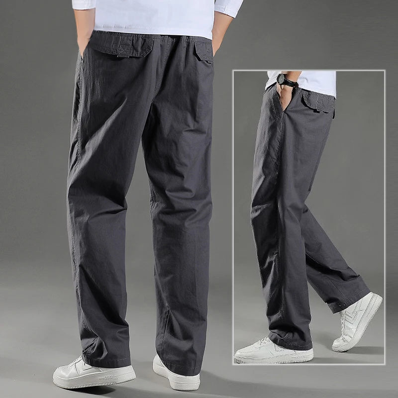 Pantalón Cargo Hombre Algodón - Pantalón Trabajo Verano 6XL