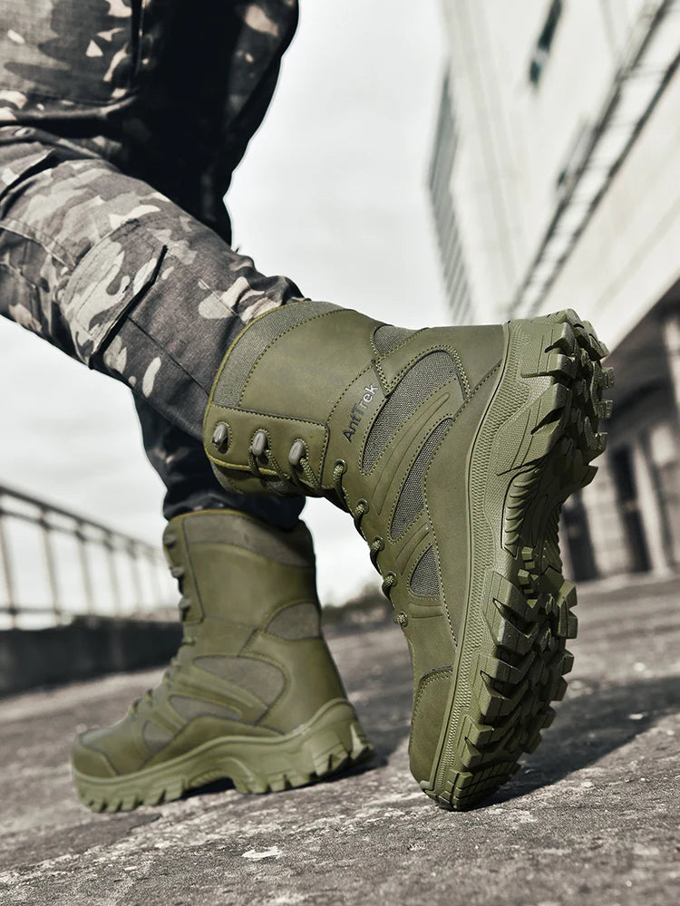 Botas Hiking Hombre High-Top Outdoor - Senderismo Cálidas Cómodas Casual Invierno