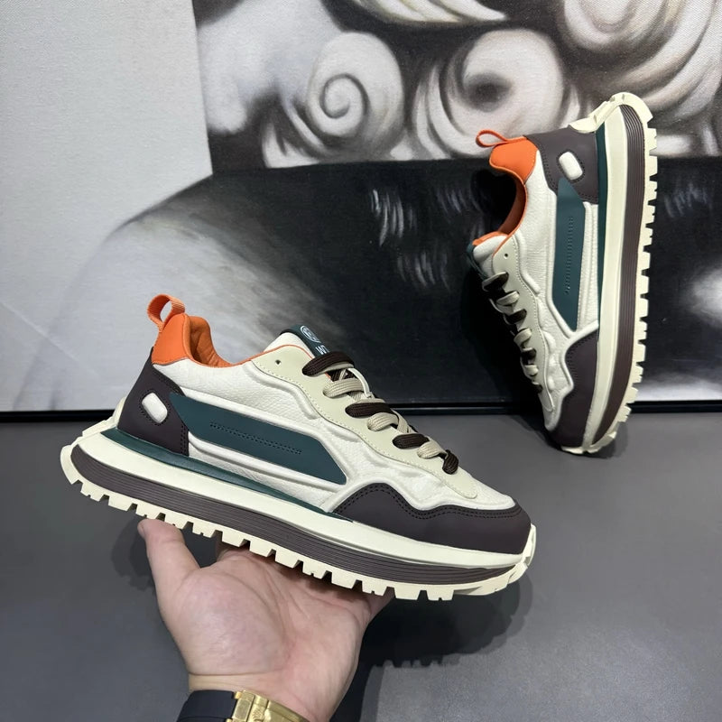 Sneakers Hombre Platform Deportivos - Sport Leisure Casual Antideslizantes Fashion Resistentes Loafers