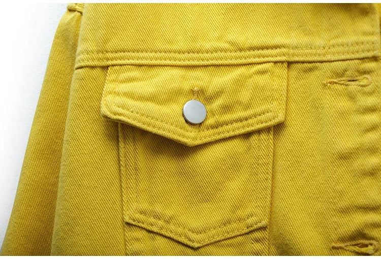 Chaqueta Denim Mujer Boyfriend - Jacket Jeans Oversize Colores 2023