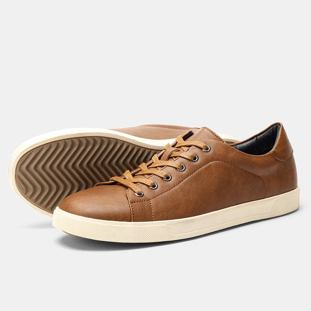 Zapatos Hombre Casual 2025 - Cuero Fashion Cómodos Marca