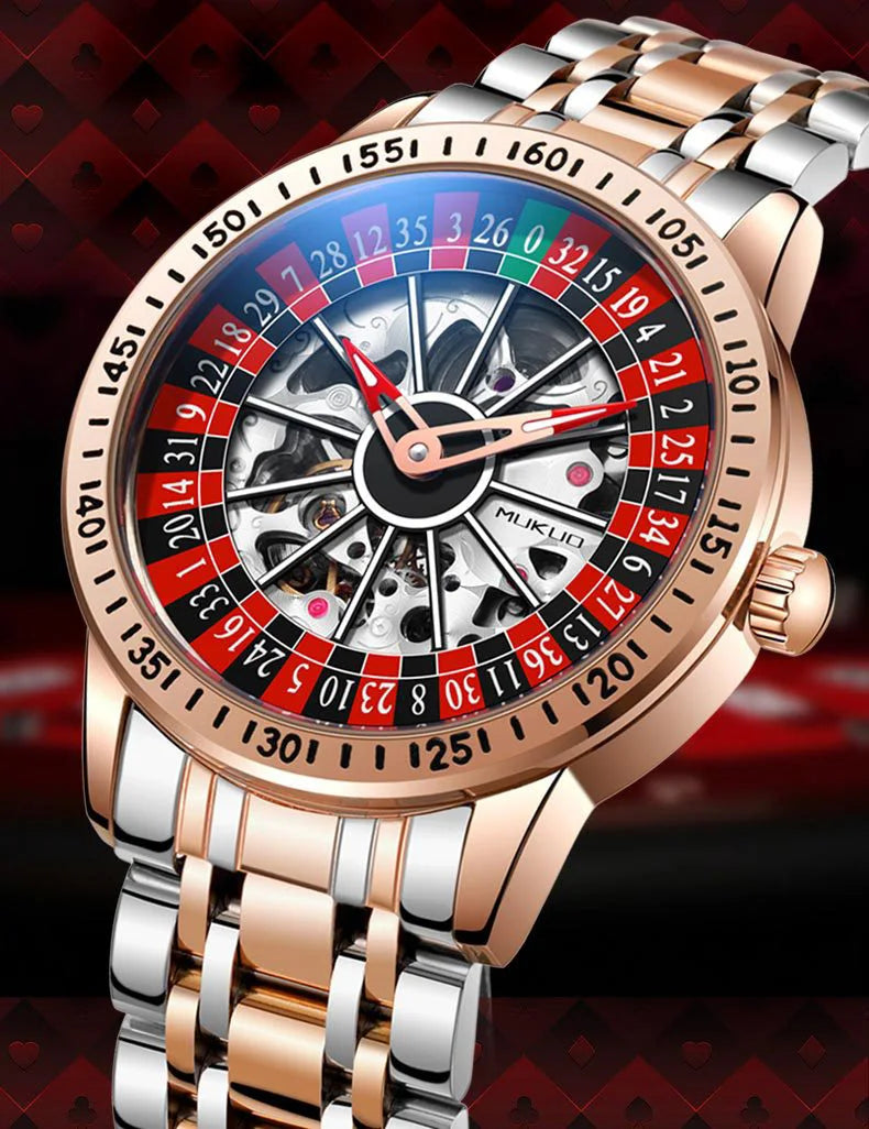 Reloj Hombre Mecánico Automático Luxury - Reloj Pulsera Impermeable Luminoso