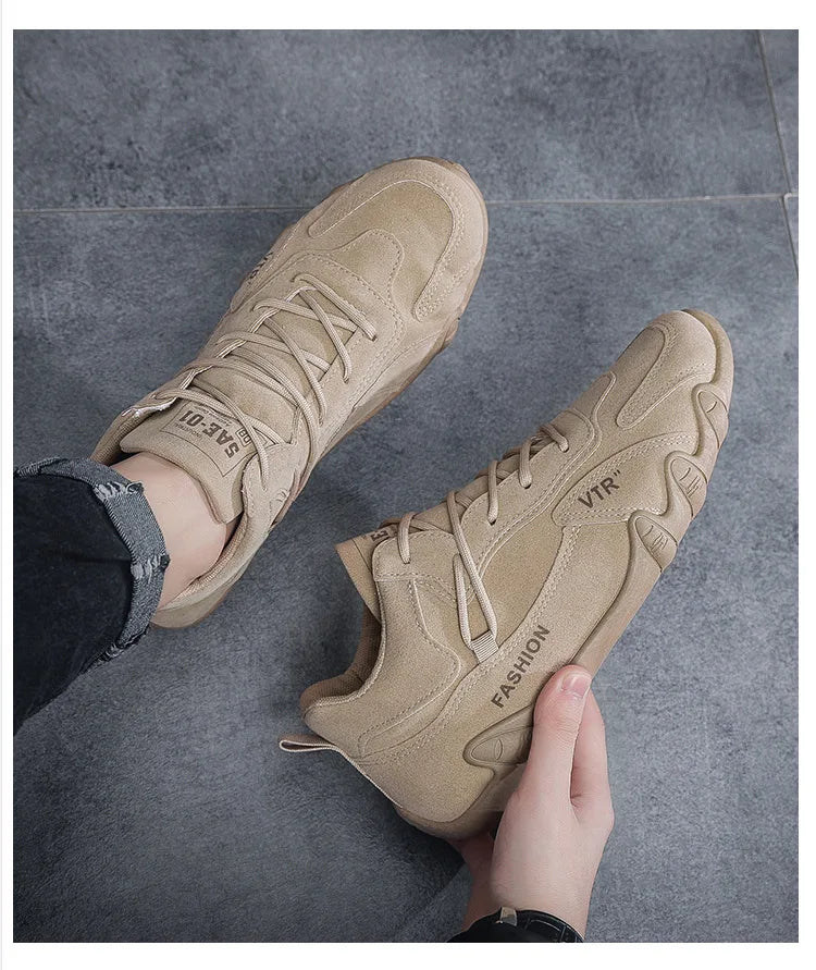 Zapatos Hombre Trabajo Transpirables - Antideslizantes Fashion Sneakers Outdoor Walking Skateboard