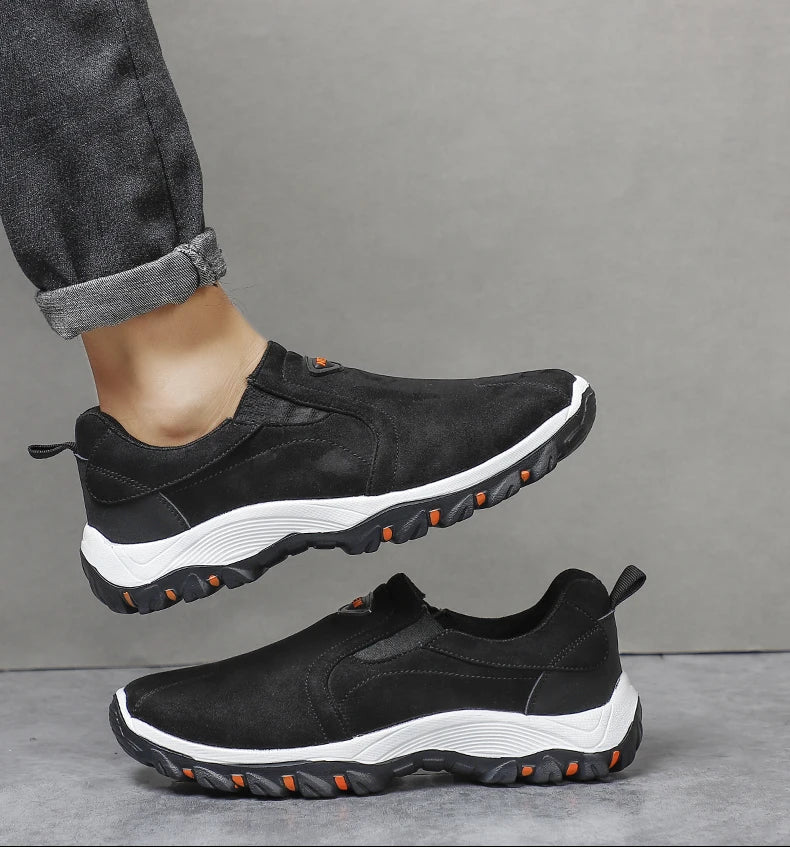 Zapatos Hombre Cómodos Casual - Walking Sneakers Slip-On Loafers Ligeros Mocasines