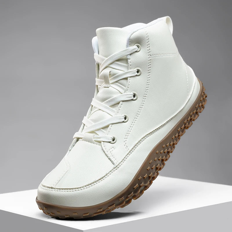 Botas Hombre Barefoot Senderismo - Puntera Ancha Hiking Montaña Cómodas