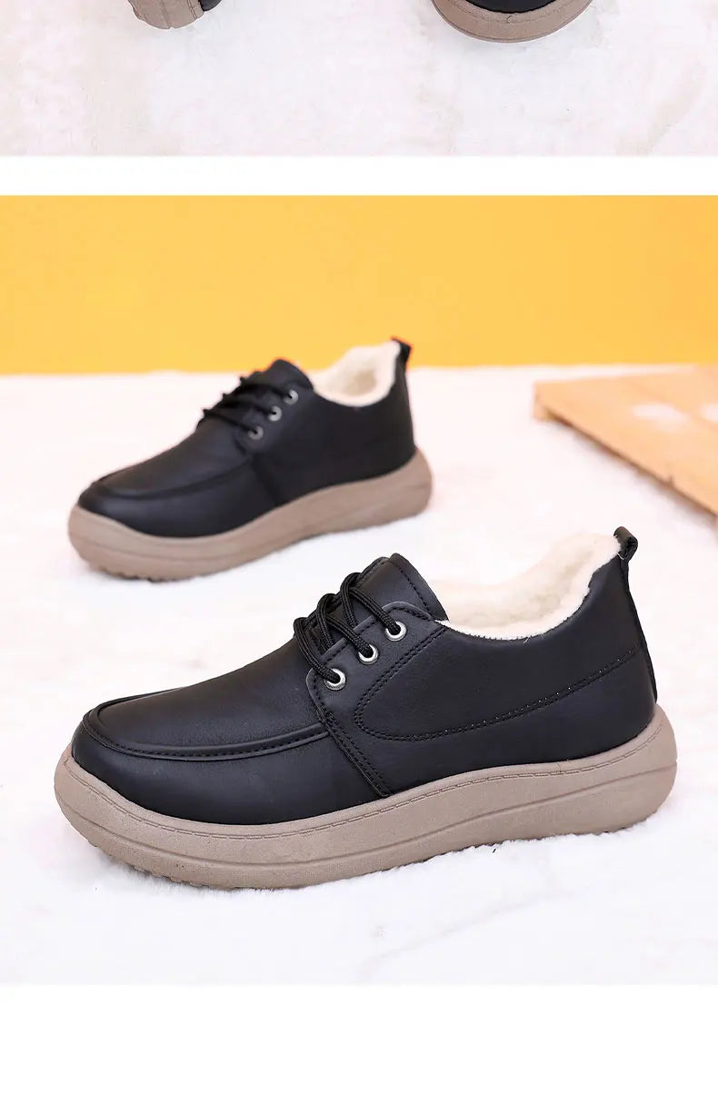 Zapatos Hombre Casual Algodón 2025 - Invierno Fashion Versátiles Cálidos Cómodos Antideslizantes Resistentes