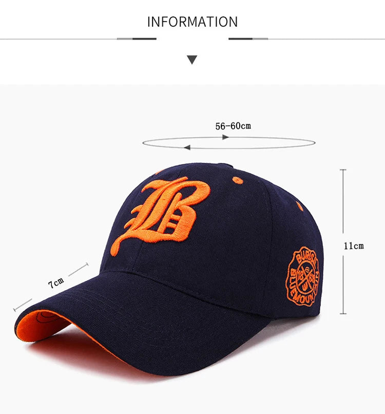 Gorra Baseball Unisex Bordado - Snapback Hip-Hop Verano Algodón