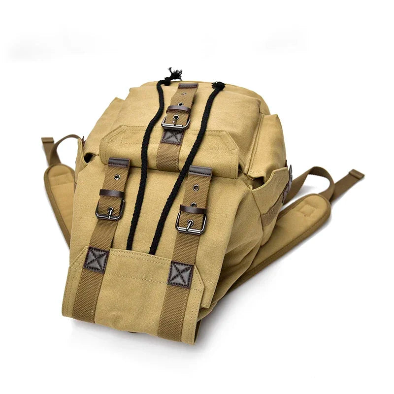 Mochila Canvas Hombre 2024 Gran Capacidad - Casual Viaje Estudiante Escolar Alta Calidad