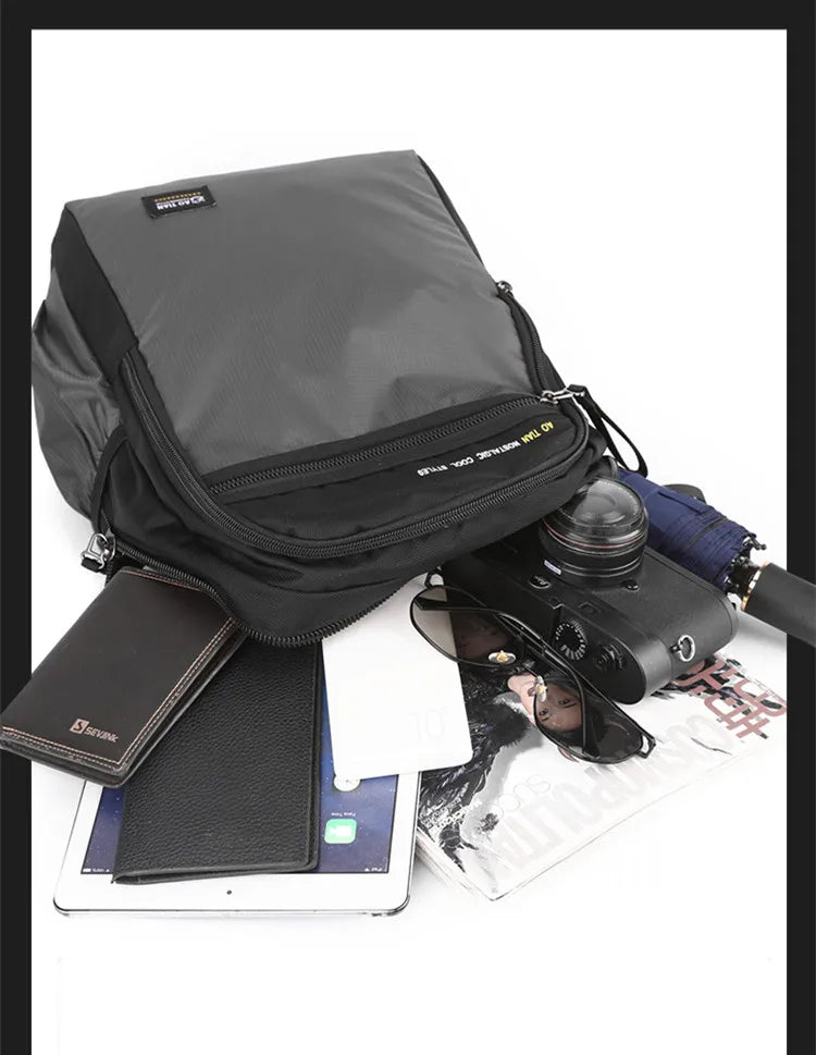 Mochila Hombre Impermeable 2025 - Alta Calidad Viaje Rucksack Adolescentes Casual Hombro Mochilas