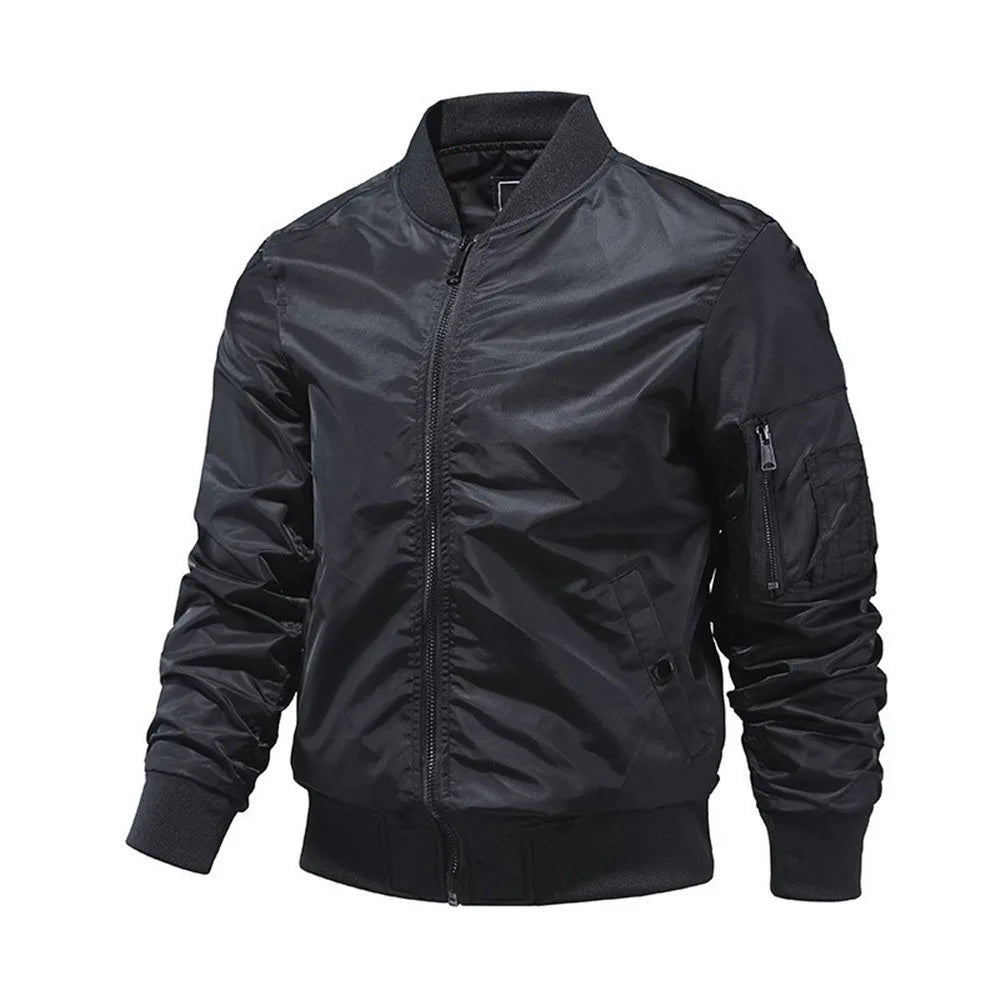 Chaqueta Bomber MA1 Air Force Hombre - Jacket Fino Ajustado M-5XL