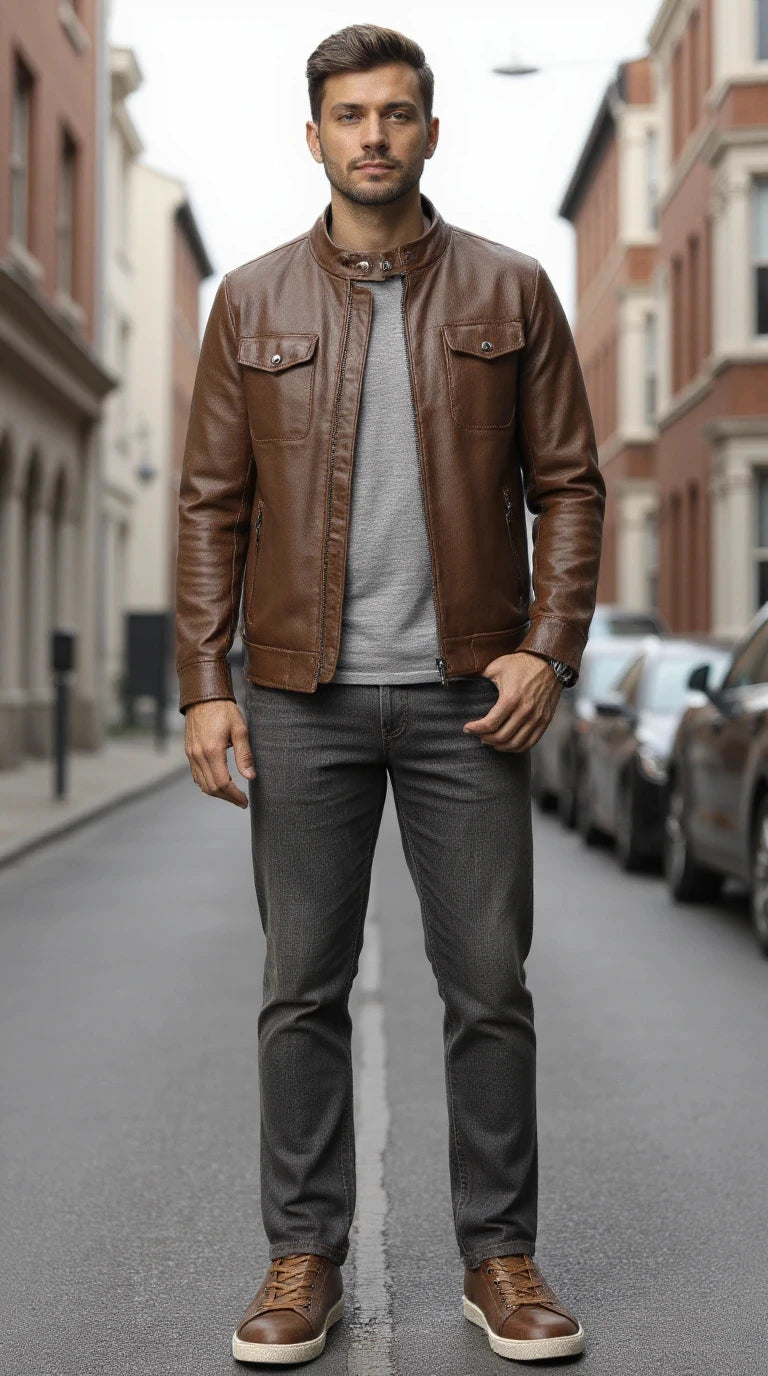 Zapatos Hombre Casual 2025 - Cuero Fashion Cómodos Marca