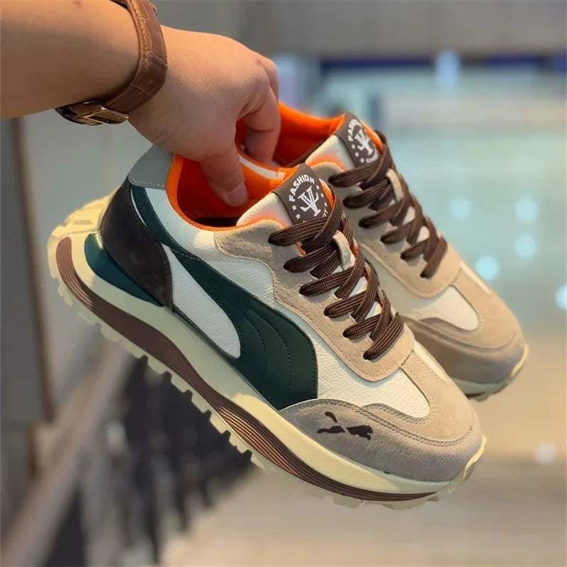 Zapatillas Deportivas Hombre Plataforma - Sneakers Casual Antideslizantes