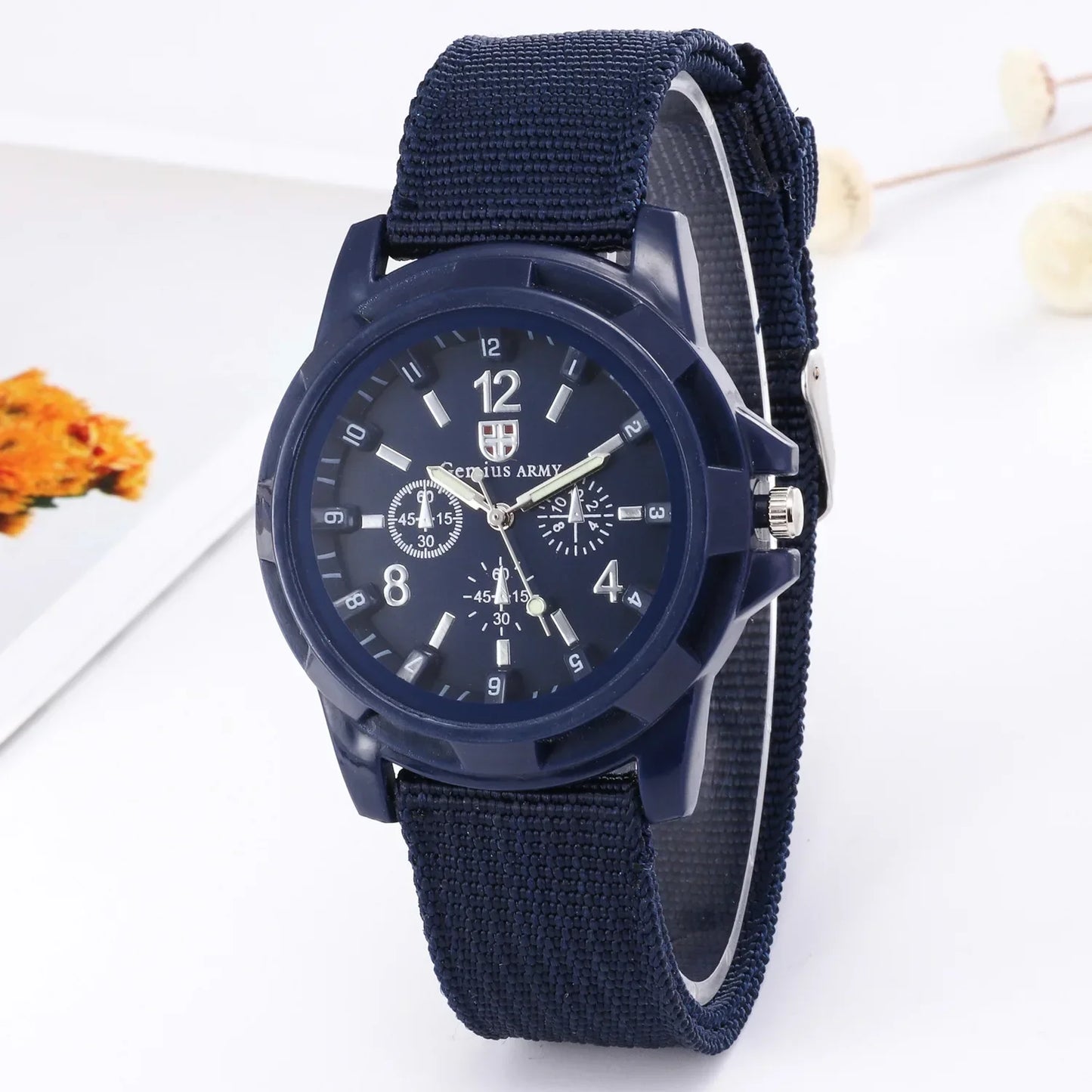 Reloj Fashion Luxury para Hombre - Cuarzo Gran Esfera Luminoso Resistente al Agua