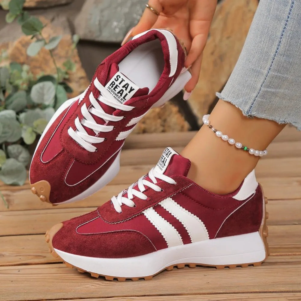 Sneakers Chunky Mesh Mujer 2025 - Zapatillas Plataforma Running Verano Ligeras