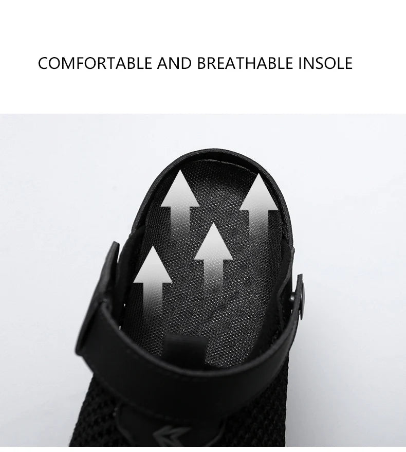 Sandalias Playa Mujer Transpirables - Zuecos Jardín Aqua Trekking Talla Grande