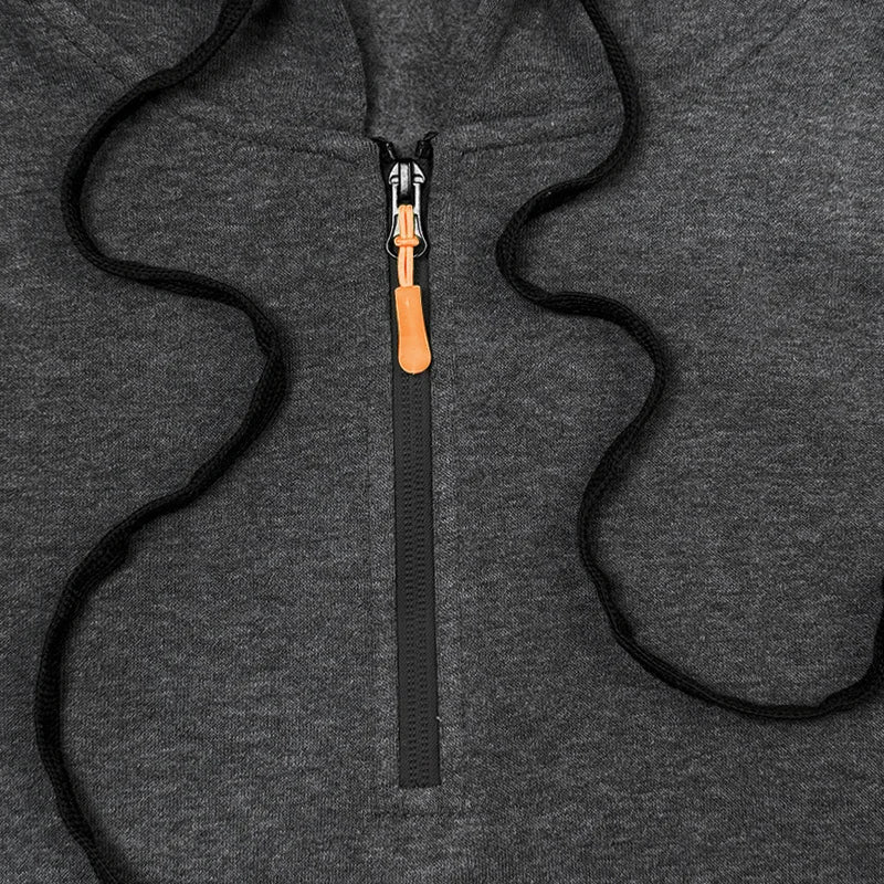 Sudadera Hombre Capucha Streetwear - Hoodie Otoño Invierno Punk Zip Up