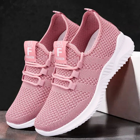 Sneakers Plataforma Mujer Verano - Zapatillas Transpirables Versátiles Cordones