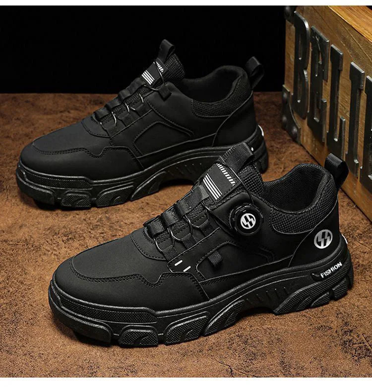 Botas Hombre High-Top Montañismo - Outdoor Antideslizantes Casual Viaje Fashion Versátiles Cómodas Senderismo