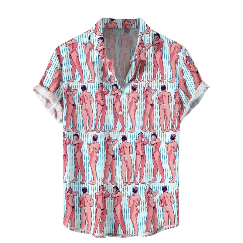 Camisa Hawaiana Hombre Verano - Manga Corta Casual Fashion Suelta Transpirable