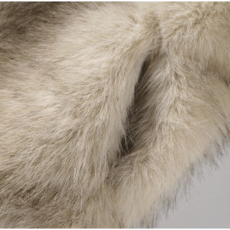 Chaqueta Piel Mujer Elegante - Chaqueta Cuello Alto Holgada 2025