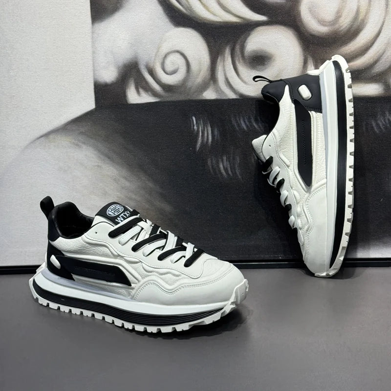 Sneakers Hombre Platform Deportivos - Sport Leisure Casual Antideslizantes Fashion Resistentes Loafers