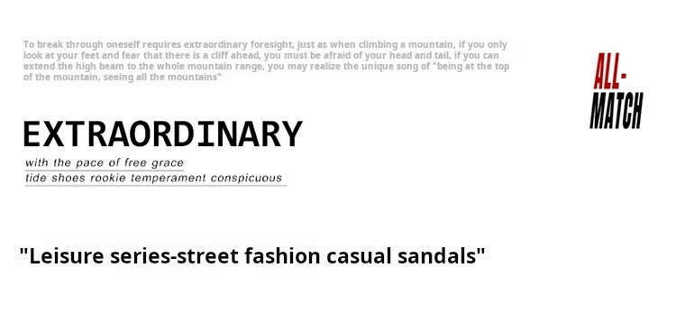 Sandalias Hombre Cuero Fashion - Casual Verano Playa Antideslizantes Zuecos Clásicos