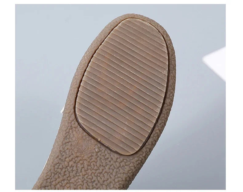 Zapatos Piel Mujer Moccasins - Loafers Designer Slip-On Planos Talla Grande