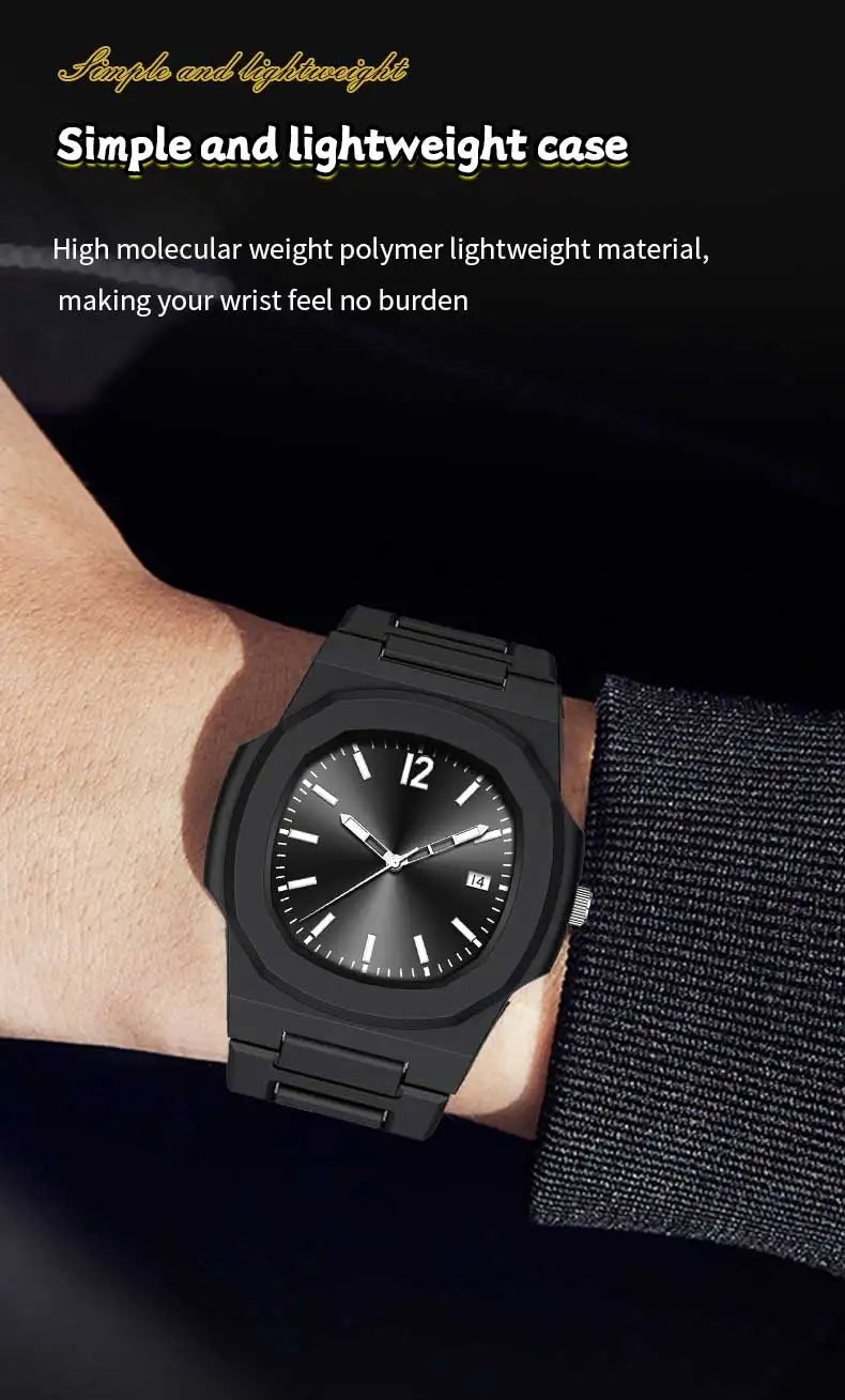 Reloj VA VA VOOM Military 40mm - Cuarzo Silicona Negro Calendario Deportivo