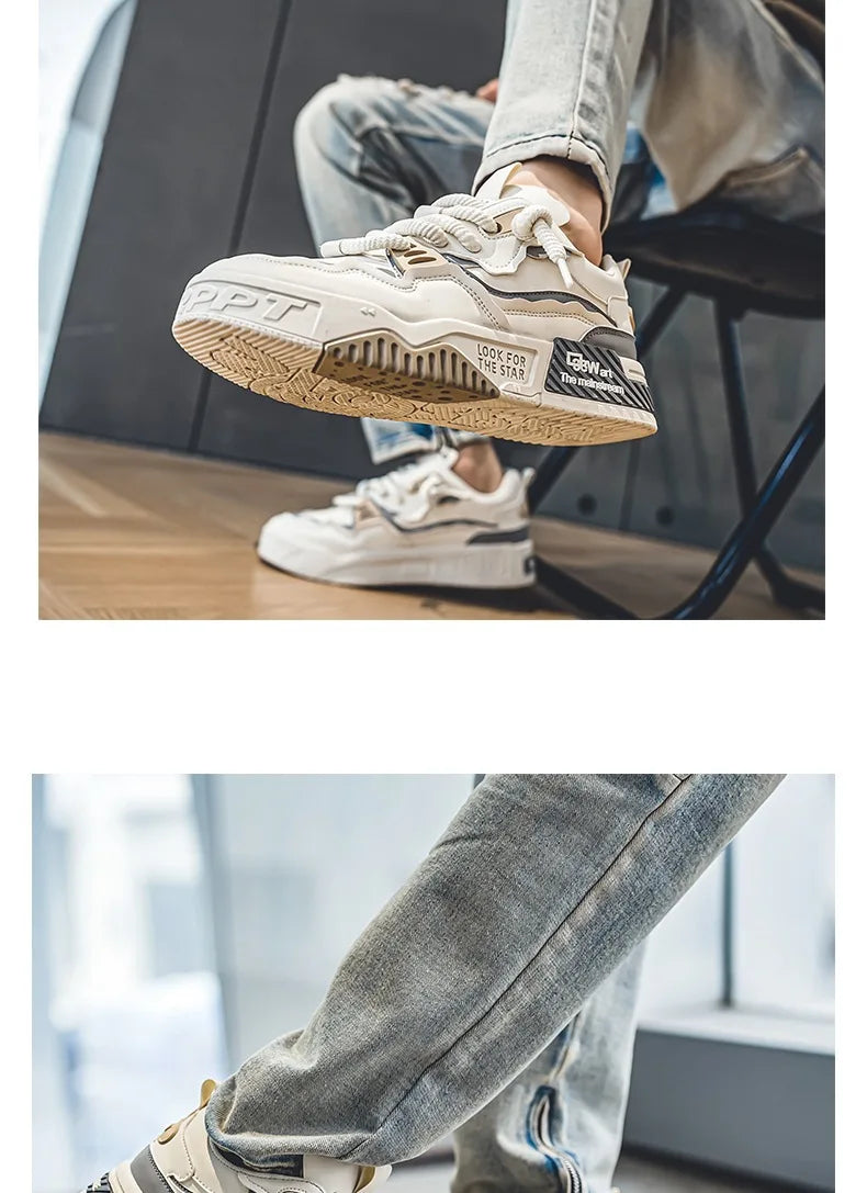 Sneakers Hombre Fashion Otoño - Suela Suave Cómodas Running Tenis Masculino