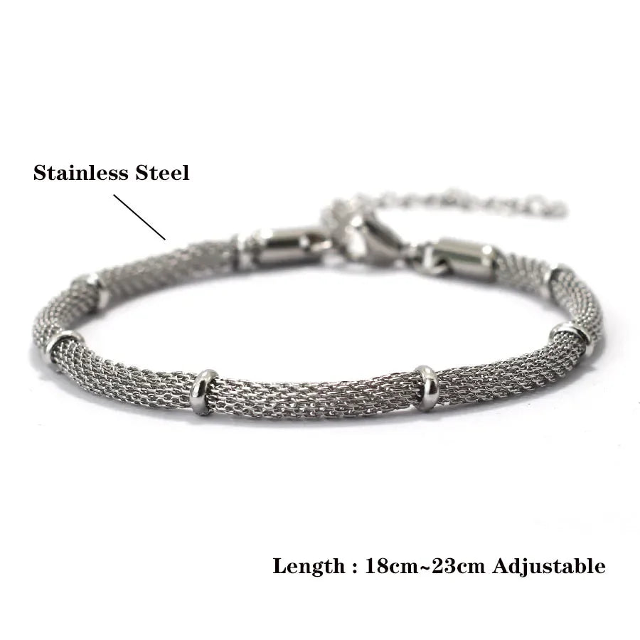 Pulsera Acero Inoxidable Hombre Ajustable - Hipoalergénica